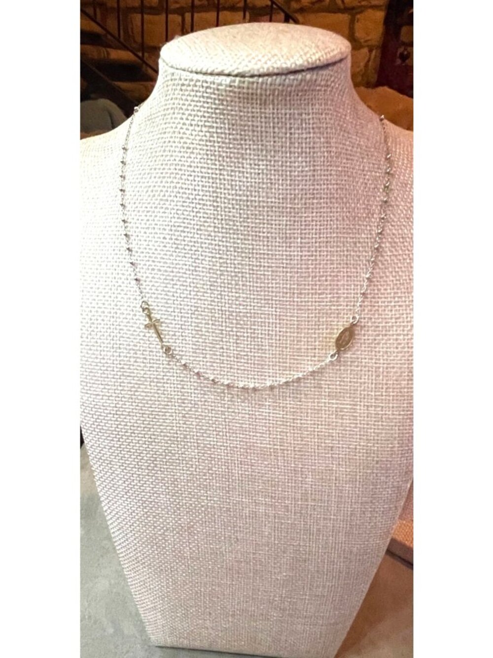Dyadema Italy 925 Silver Rosary Necklace